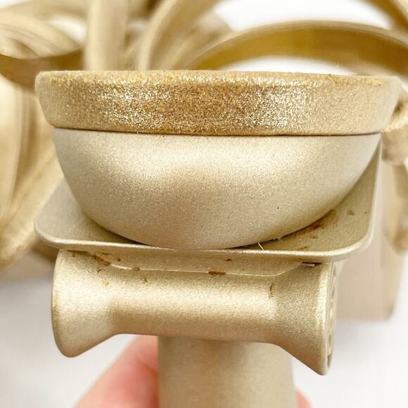 Chanel Cruise 2018 Gold Metallic Greek Parthenon Wrap CC Platform Sandals EU 39 - Picture 11 of 15